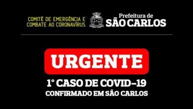 Foto de Confirmado o primeiro caso de Coronavírus em São Carlos